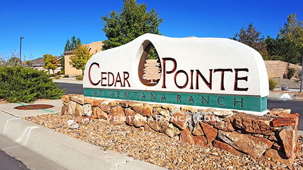 Cedar Pointe Neighborhood Entrance