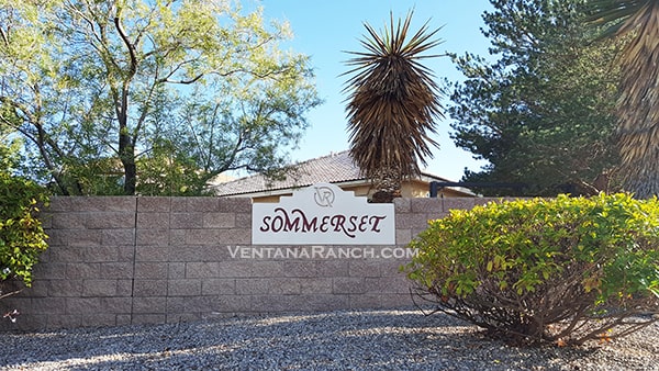 Sommerset neighborhood entrance