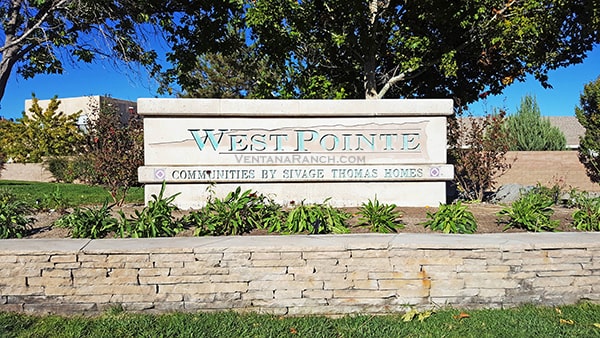 West Pointe Neighborhood Entrance